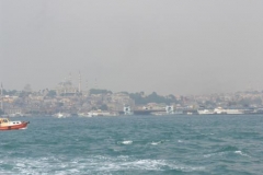 Pohled na Istanbul z lodi