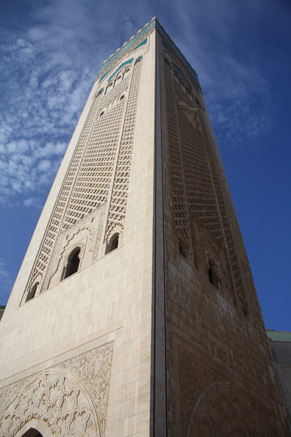 210 metrů vysoký minaret je nejvyšší na světě