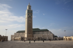 Mešita Hassana II. Vejde se do ní až 100 000 věřících