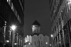 Kostel Sv. Mikuláše na zastávce metr Beloruskaya