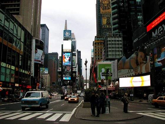 Times Square ve dne