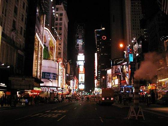 Times Square v noci