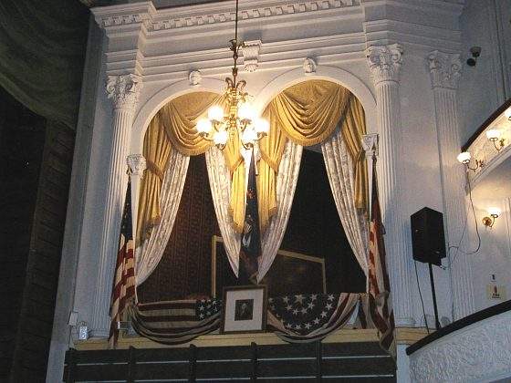 Ford's Theatre - divadlo, kde byl zastřelen prezident Lincoln