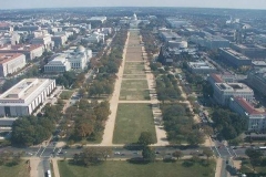 Capitol a National Mall z Washington memorial